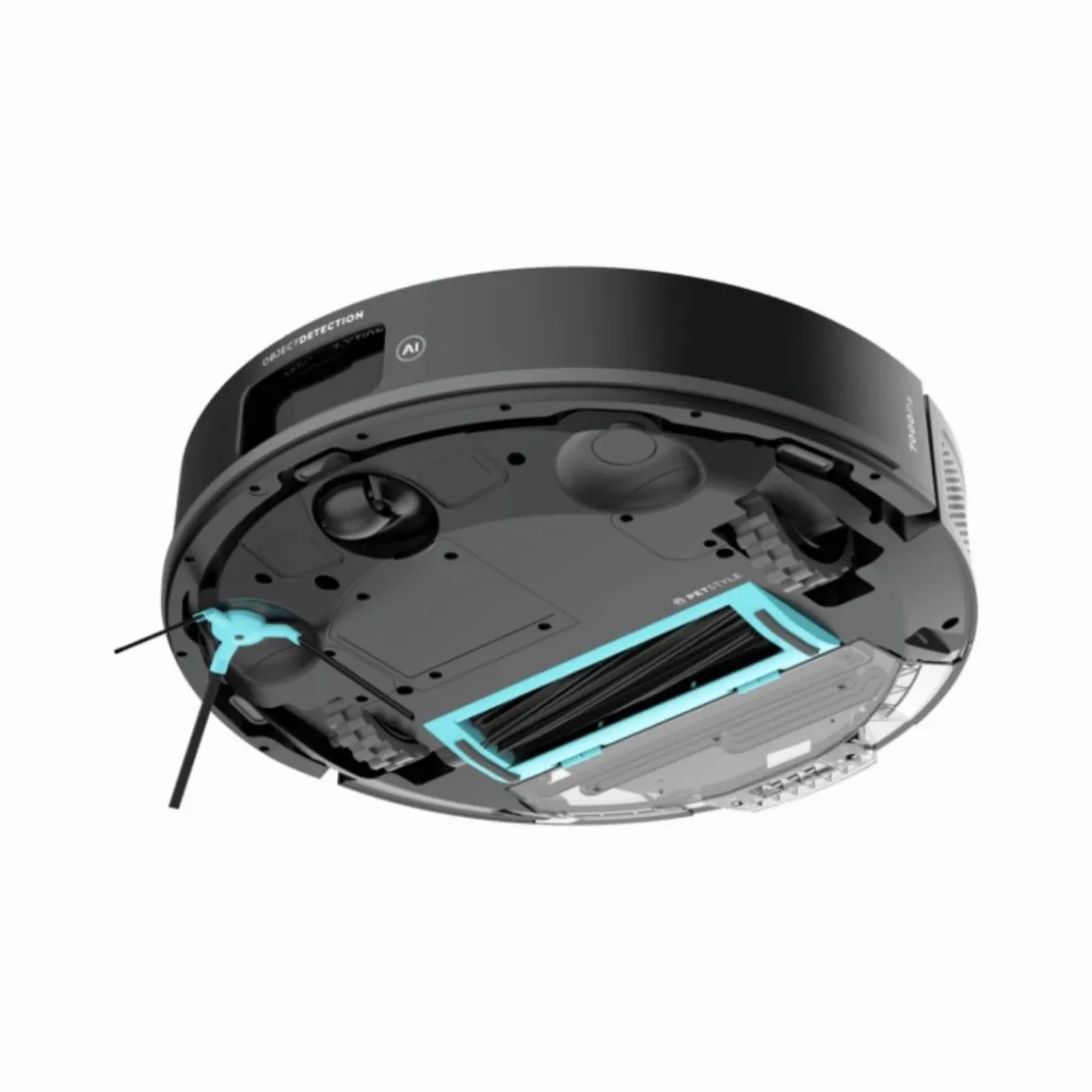 Robot aspirador Cecotec Conga Y80 base de autovaciado con IA WiFi negro