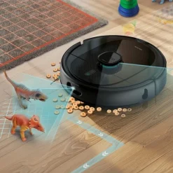 Robot aspirador Cecotec Conga 9990 AI Spin Revolution Ultra Power Home 4 en 1 con base de autovaciado