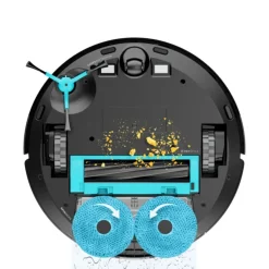 Robot aspirador Cecotec Conga 9990 AI Spin Revolution Ultra Power Home 4 en 1 con base de autovaciado