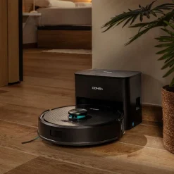 Robot aspirador Cecotec Conga Y50 5000Pa + base autovaciado WiFi 3L negro
