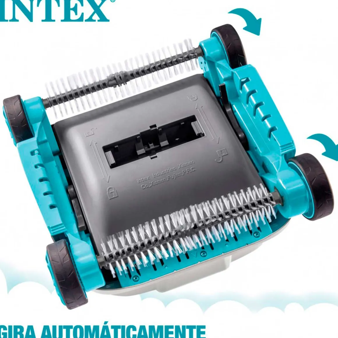 Robot limpiafondos Intex ZX300 para piscinas desmontables blanco