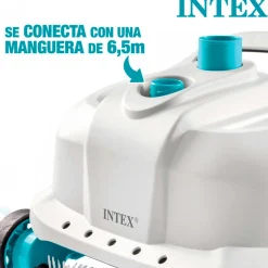 Robot limpiafondos Intex ZX300 para piscinas desmontables blanco