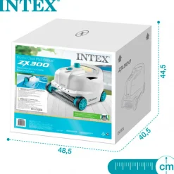 Robot limpiafondos Intex ZX300 para piscinas desmontables blanco