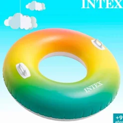 Rueda hinchable gigante Intex con asas +9A Whirl Tube Ø122 cm