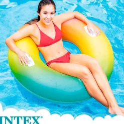 Rueda hinchable gigante Intex con asas +9A Whirl Tube Ø122 cm