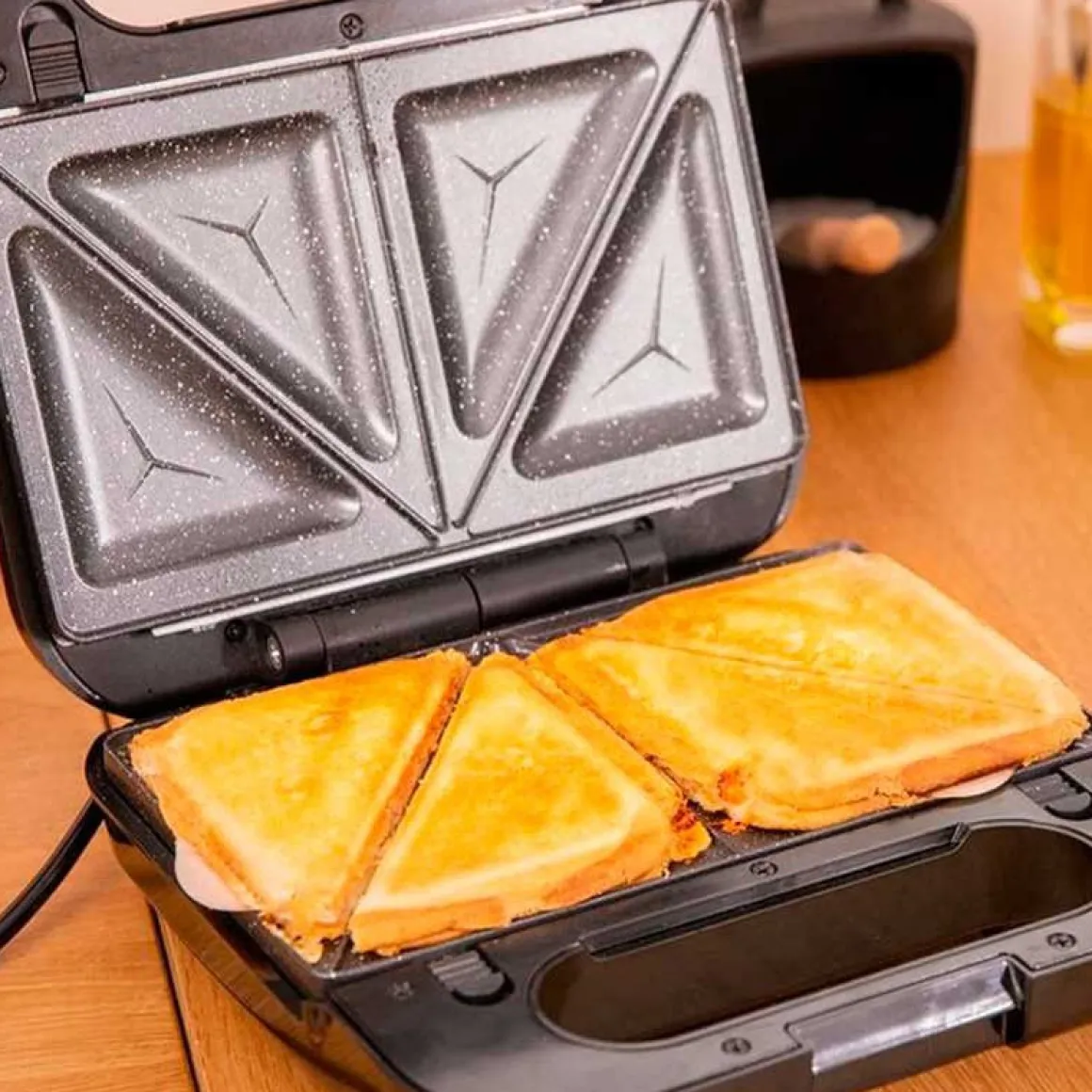 Sandwichera Cecotec Rock'nToast Family 4 en 1 1000W inox
