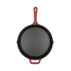 Sartén Fierro Bidasoa hierro esmaltado rojo/negro Ø26 cm