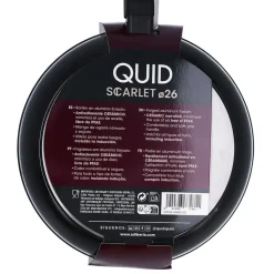 Sartén Scarlet Quid aluminio forjado negro