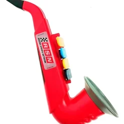 Saxofón Cars 4 notas +3A rojo 29x9x10 cm
