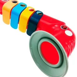 Saxofón Cars 4 notas +3A rojo 29x9x10 cm