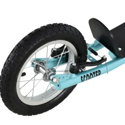 Scooter infantil Homcom manillar regulable azul 88-94x58x135 cm