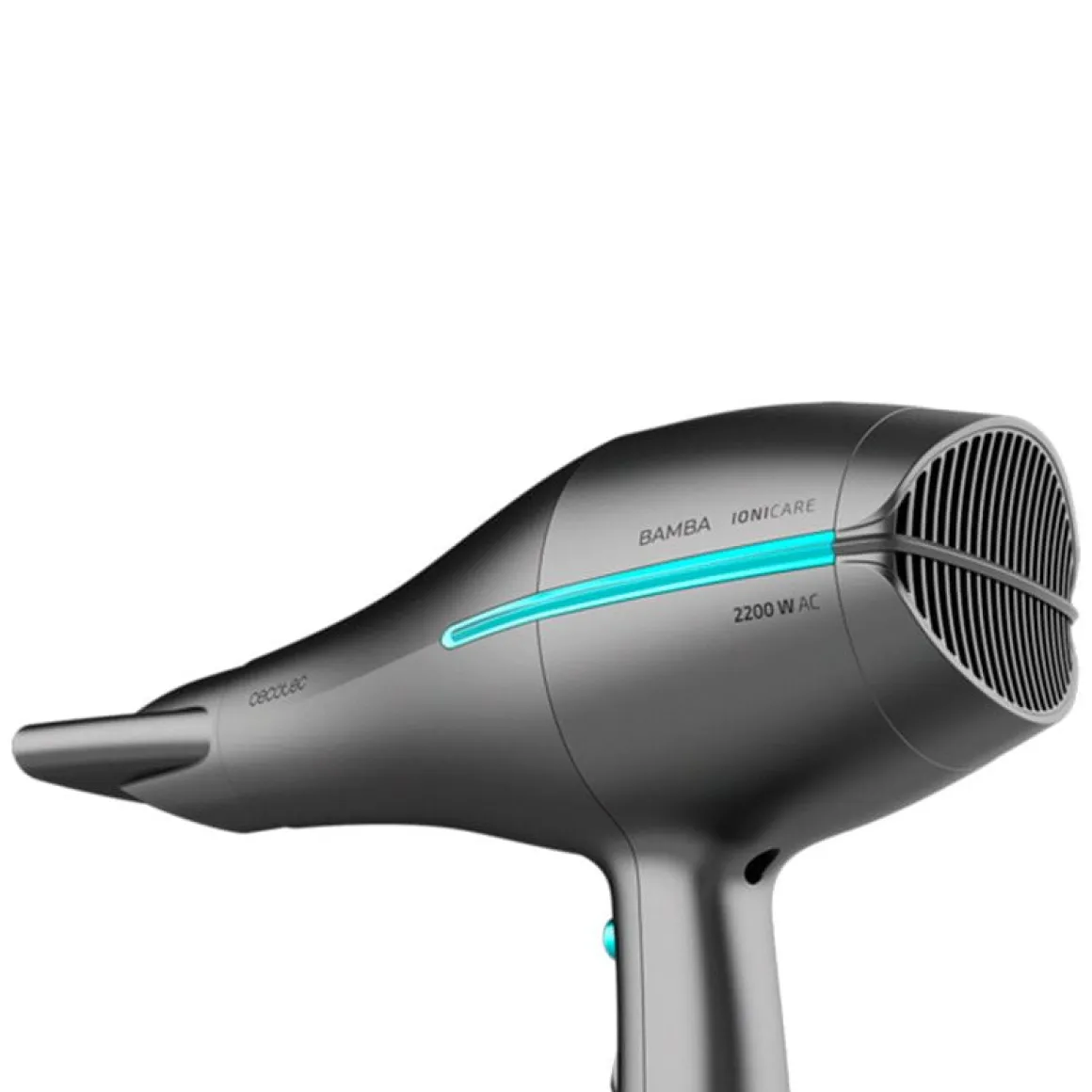 Secador Cecotec Bamba IoniCare 5300 Maxi Aura Black 2200W inox/negro