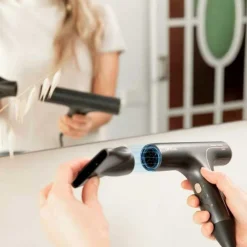 Secador de cabello Cecotec Bamba IoniCare 6000 RockStar Soft 1200W motor digital con accesorios