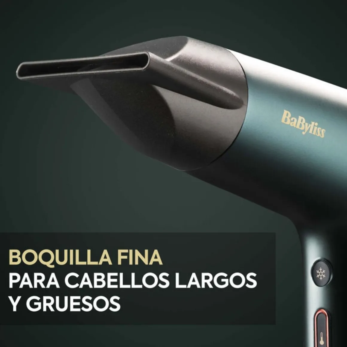 Secador de pelo Babyliss Air Power Pro 1700W 200 km/h 3 velocidades verde