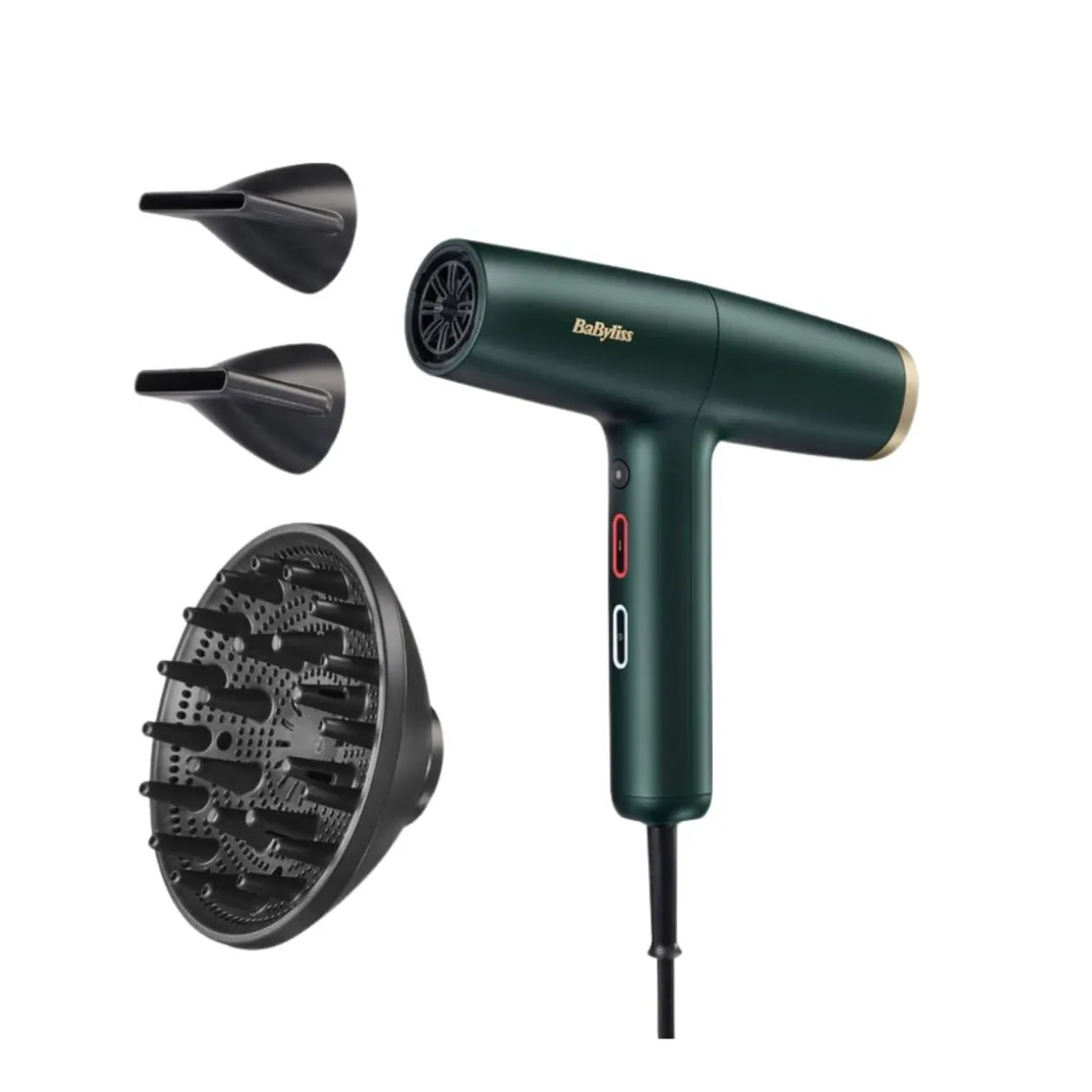 Secador de pelo Babyliss Air Power Pro 1700W 200 km/h 3 velocidades verde