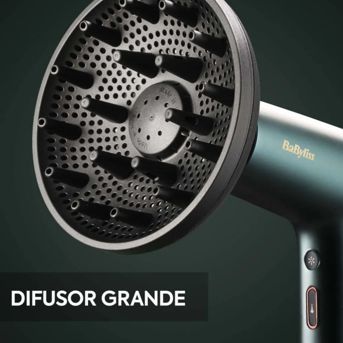 Secador de pelo Babyliss Air Power Pro 1700W 200 km/h 3 velocidades verde
