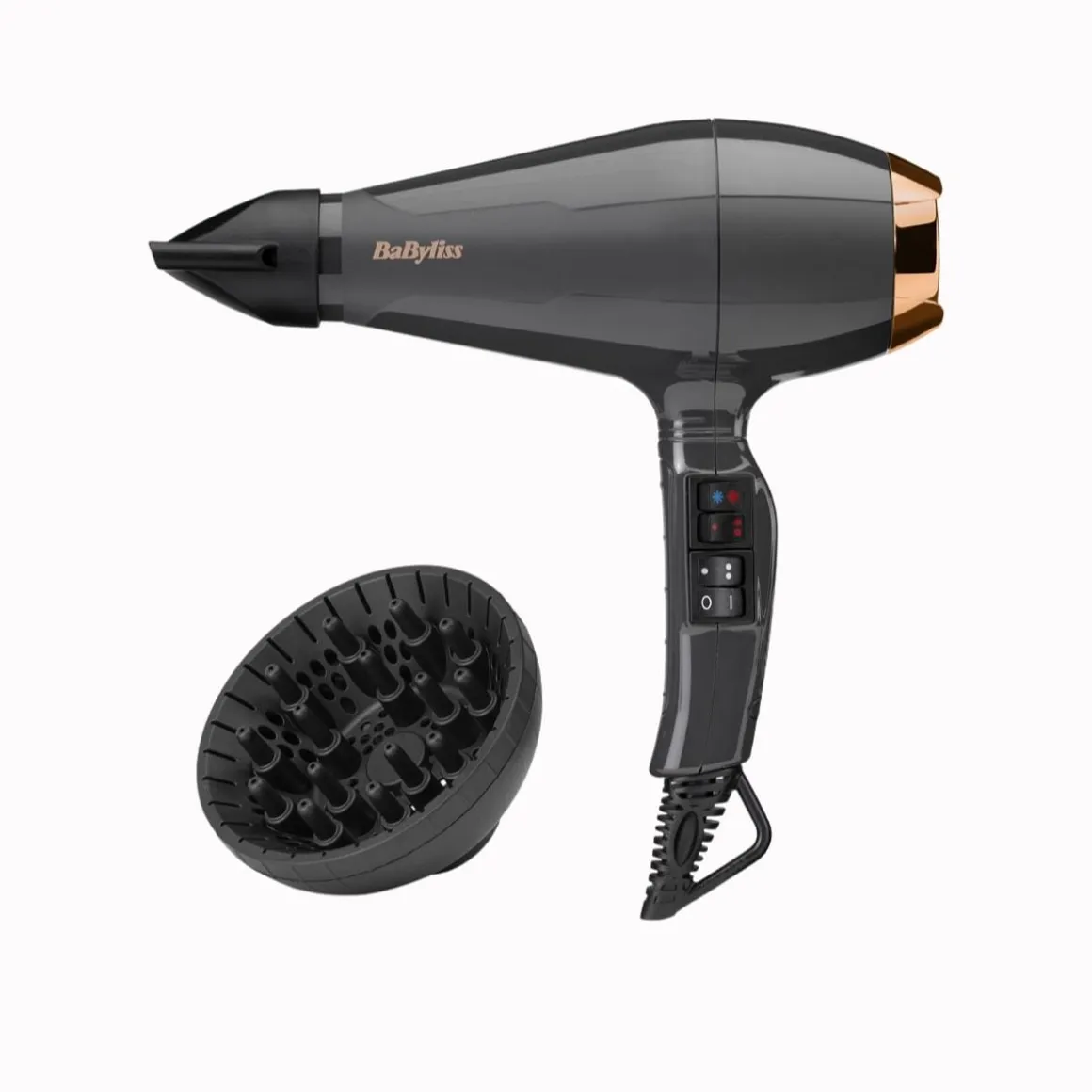 Secador de pelo Babyliss Air Pro 2200W 2 velocidades 2 temperaturas negro