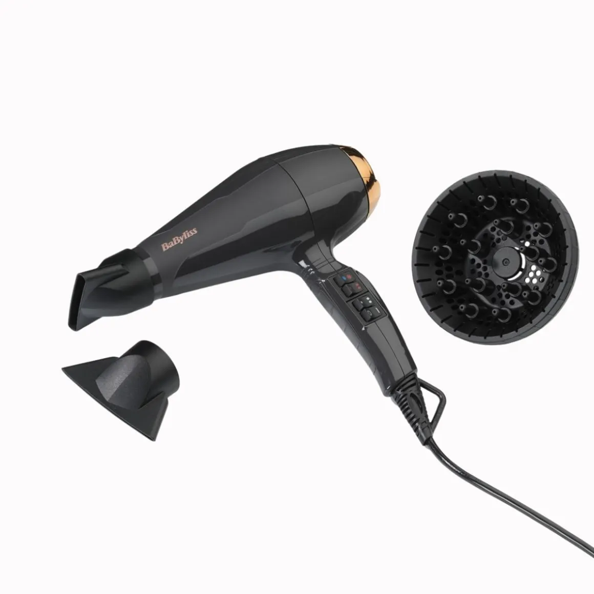 Secador de pelo Babyliss Air Pro 2200W 2 velocidades 2 temperaturas negro