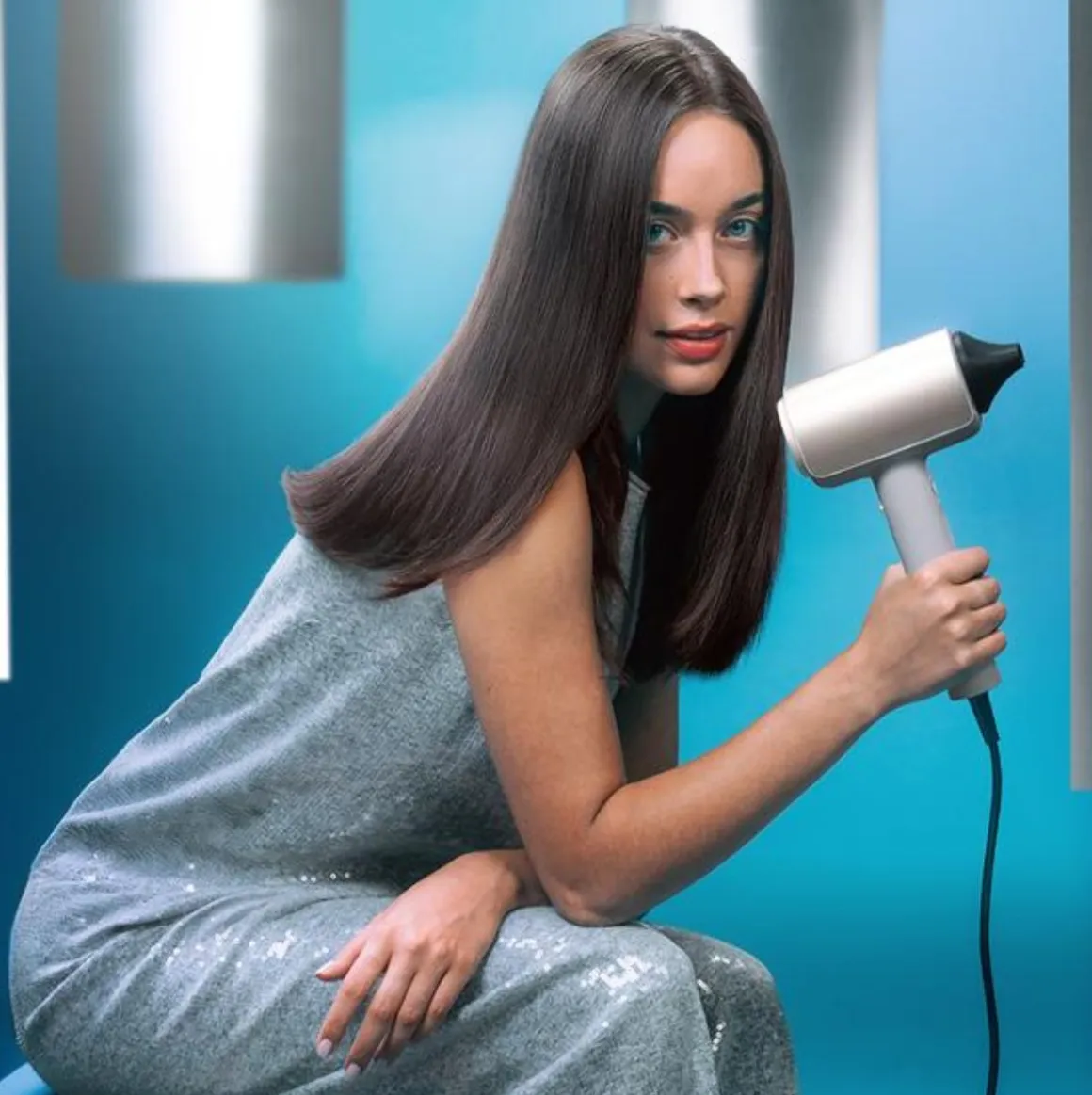Secador de pelo Cecotec DryGlam nano Plasma Aluminum 1600W 110000 rpm