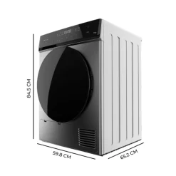 Secadora Cecotec Bolero DressCode Dry 9400 9kg 15 programas C negro 84,5 cm