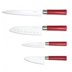 Set 4 cuchillos Cecotec Santoku con recubrimiento cerámico