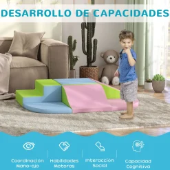 Set de 6 bloques de construcción Homcom psicomotricidad +1 año