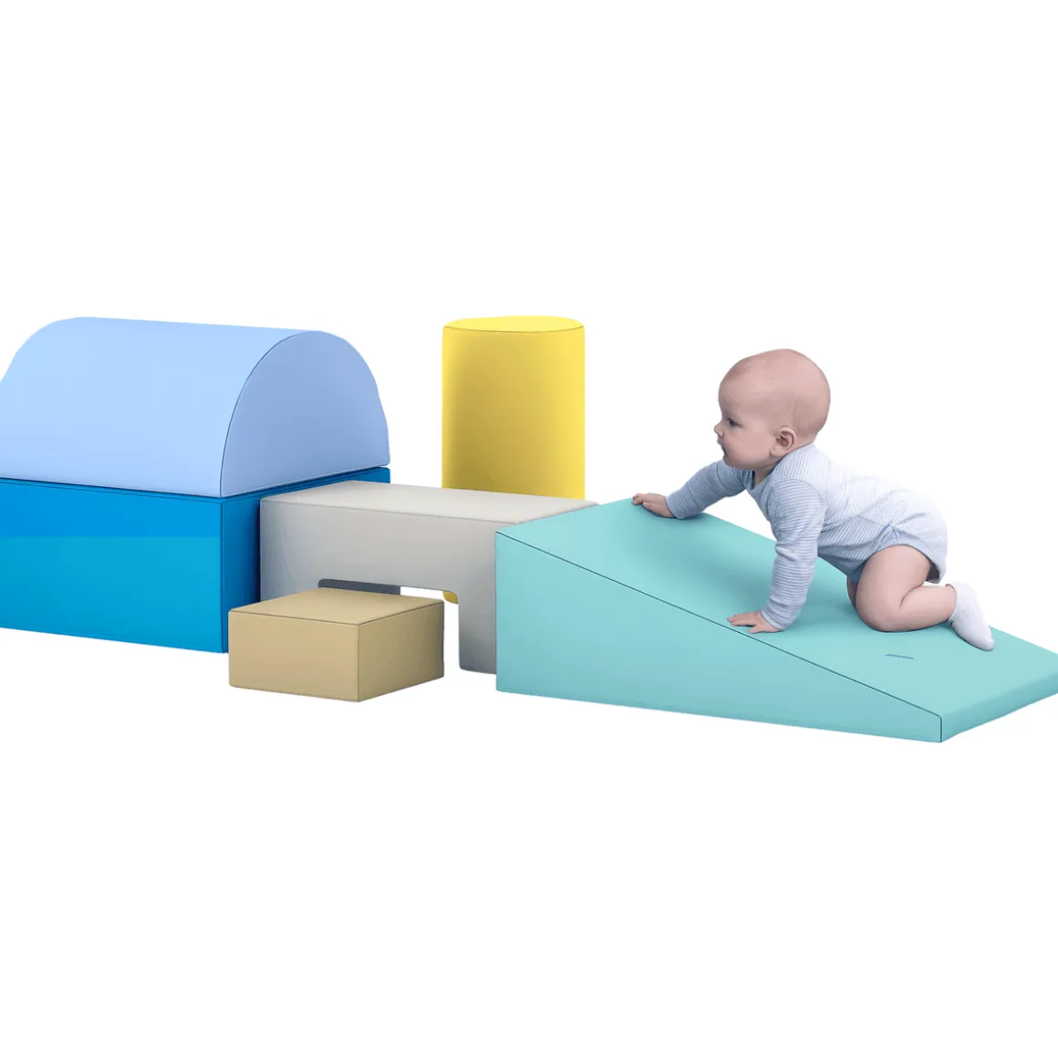 Set de 6 bloques de construcción Aiyaplay psicomotricidad +6 meses multicolor