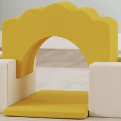 Set de 7 bloques de construcción Aiyaplay fundas terciopelo +5 meses