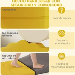 Set de 7 bloques de construcción Aiyaplay fundas terciopelo +5 meses