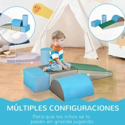 Set de 5 bloques de construcción Homcom 1-3 años