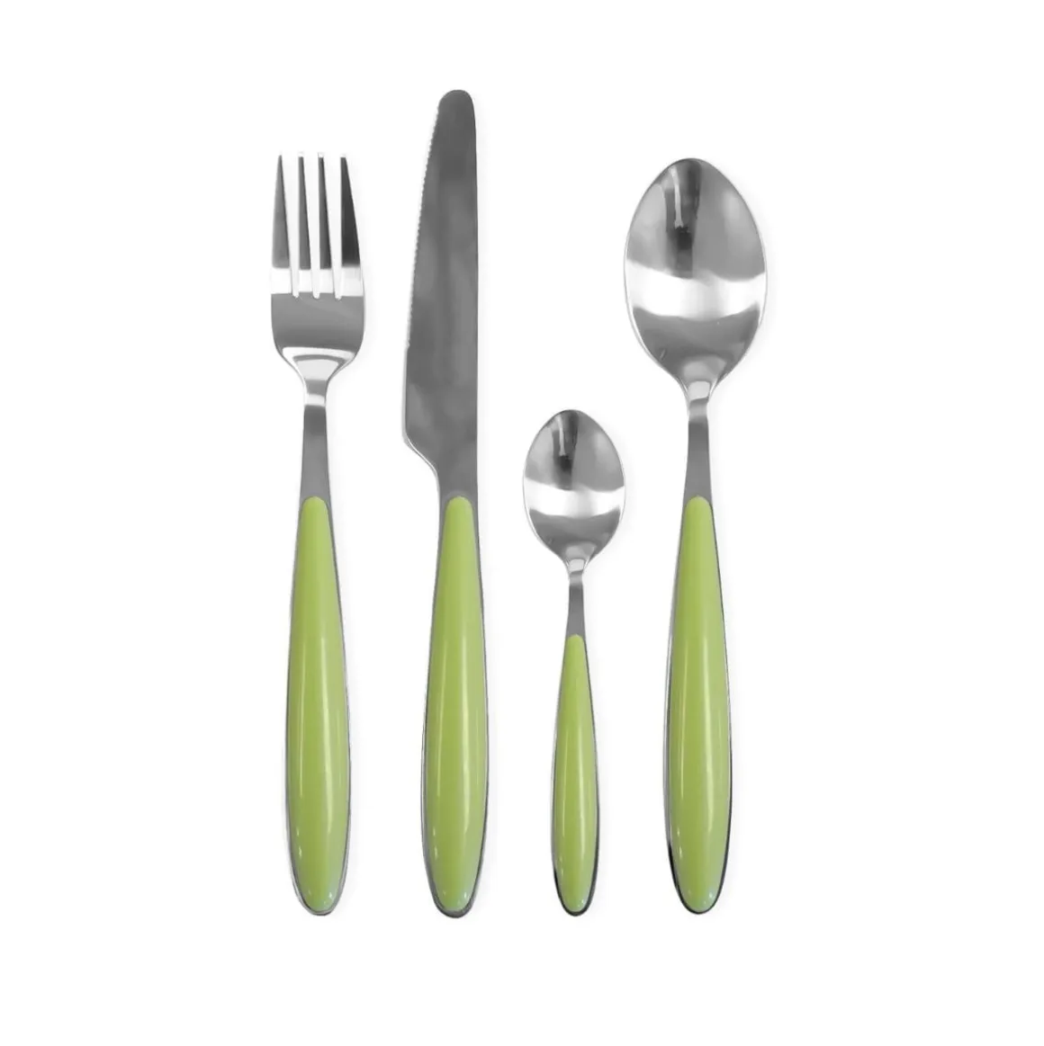 Set de 20 cubiertos Colorfull Pradel acero inoxidable