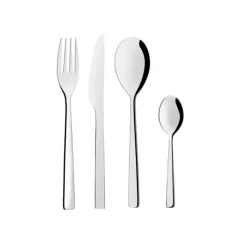 Set de 24 cubiertos Deka acero inox