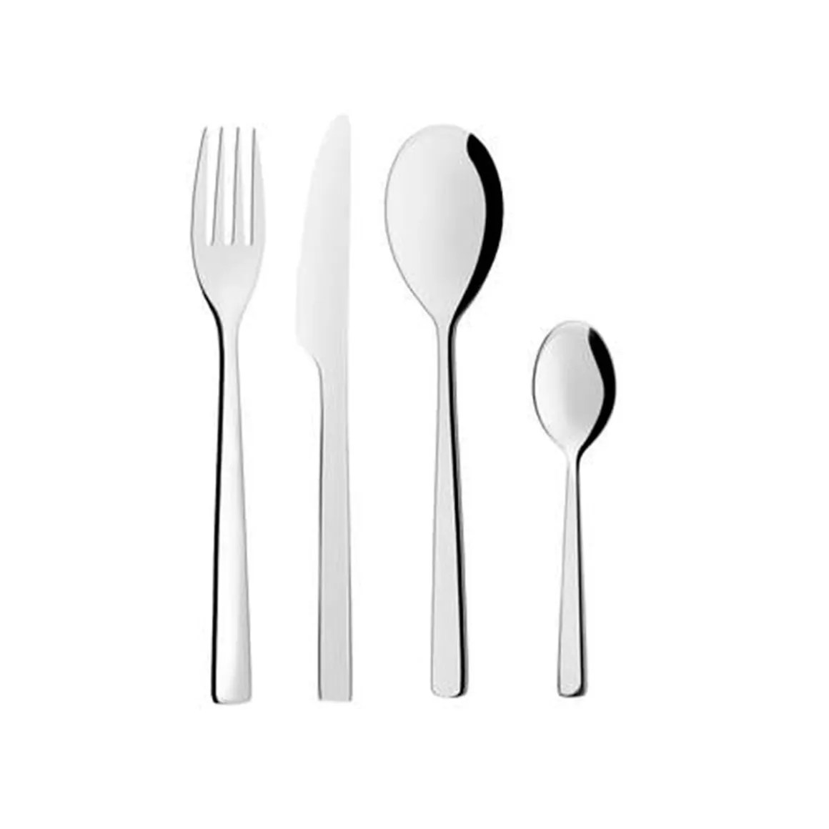 Set de 24 cubiertos Deka acero inox