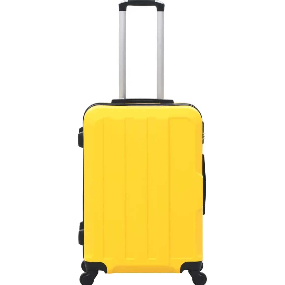 Set de 3 maletas Orlando rígidas ruedas + cerraduras amarillo