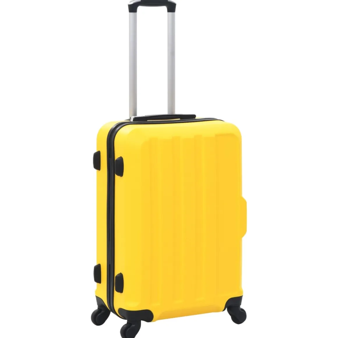 Set de 3 maletas Orlando rígidas ruedas + cerraduras amarillo