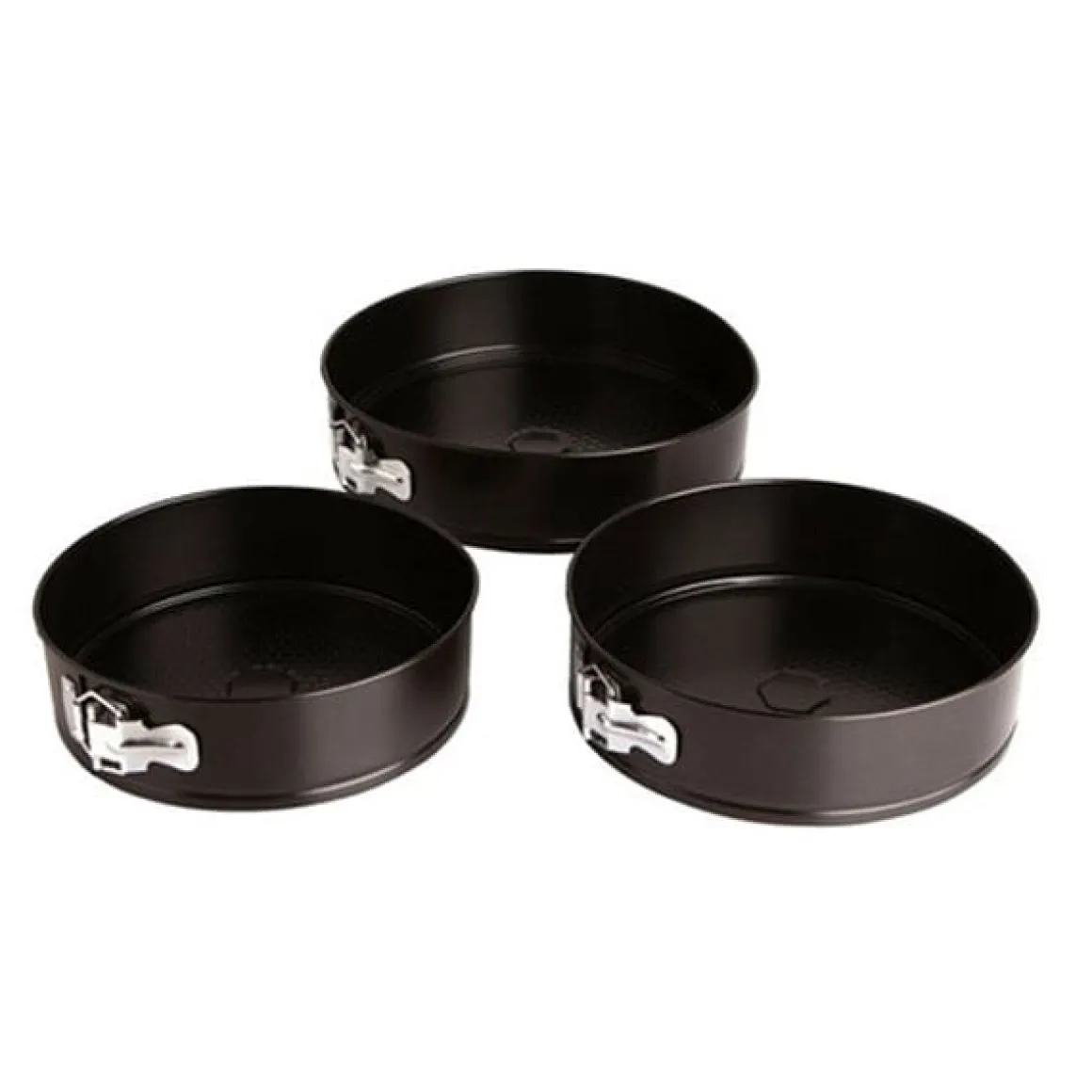 Set de 3 moldes desmontables Quid Sweet Grey 24/26/28 cm