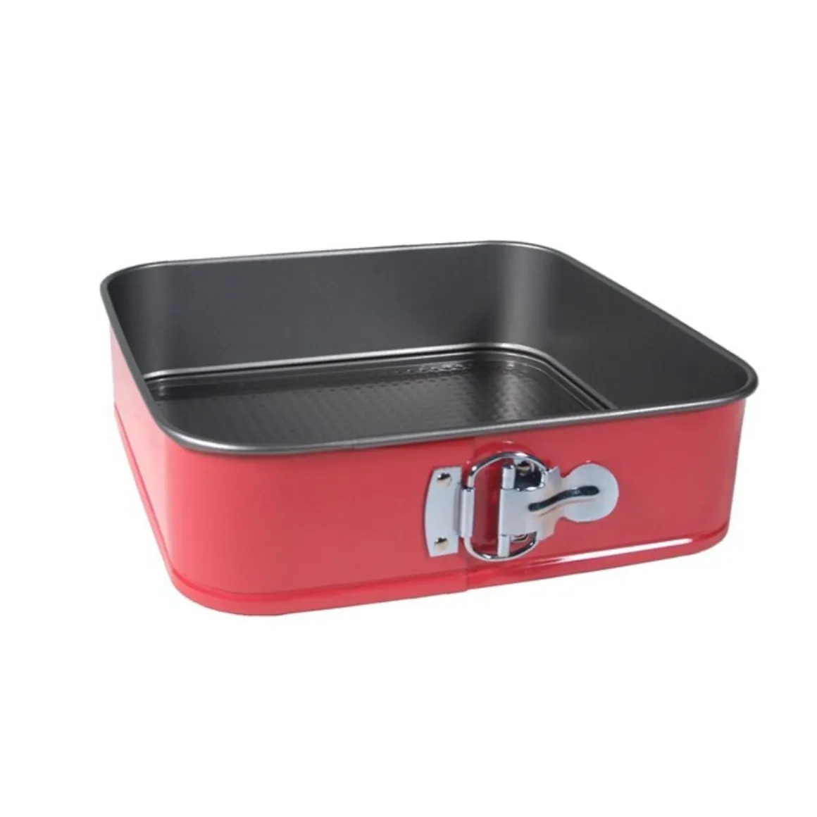 Set de 3 moldes para horno rojo Ø26/Ø25/Ø22 cm
