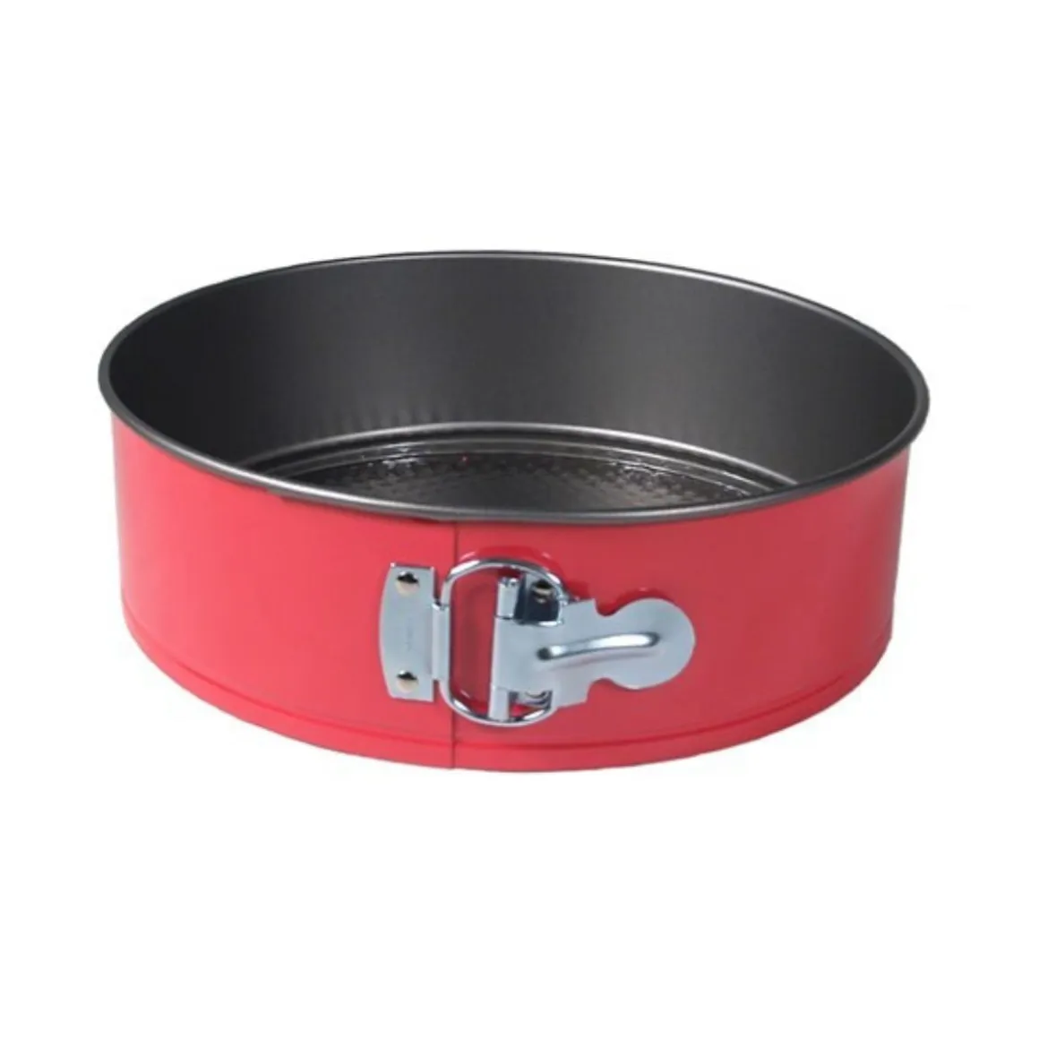 Set de 3 moldes para horno rojo Ø26/Ø25/Ø22 cm
