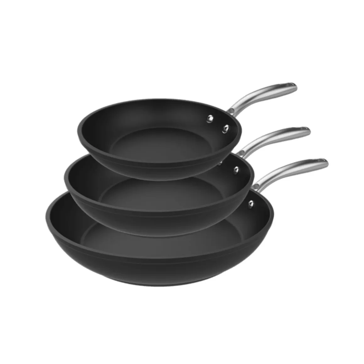 Set de 3 sartenes Cecotec Polka Fantasy Bucket aluminio forjado Ø20/Ø24/Ø28 cm
