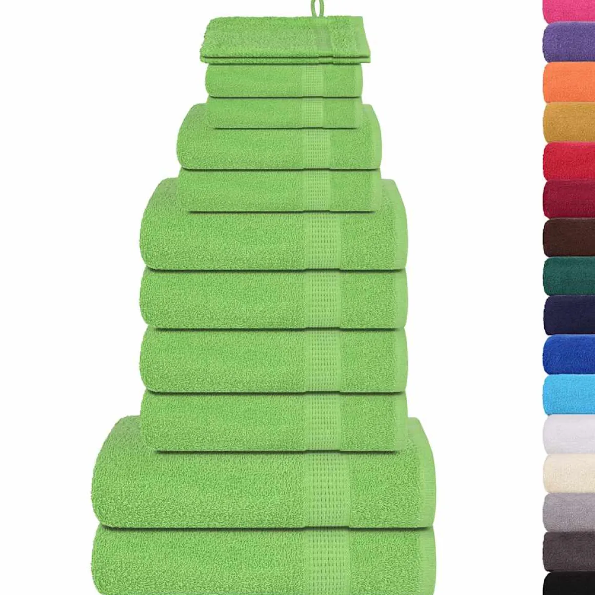 Set de 12 toallas Ariel 360 gramos algodón
