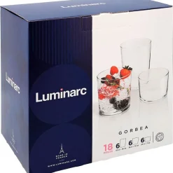 Set de 18 vasos Gorbea Luminarc 53cl/36cl/23cl