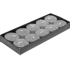 Set de 10 velas glitter