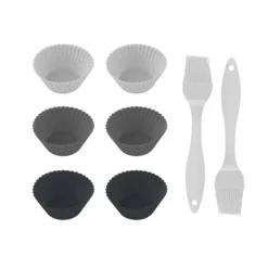 Set de accesorios de repostería Cecotec Cecofry SweetBake gris