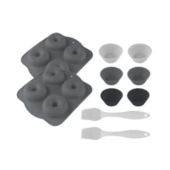 Set de accesorios de repostería Cecotec Cecofry SweetBake gris
