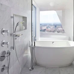 Set de ducha Bathroom Solutions acero inoxidable 150 cm