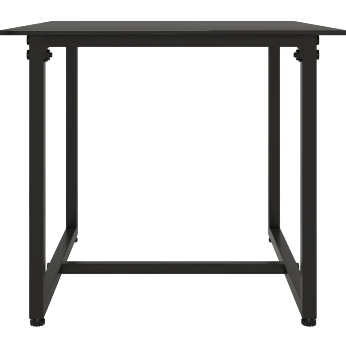 Set de jardín Anic 2 sillas + mesa auxiliar negro