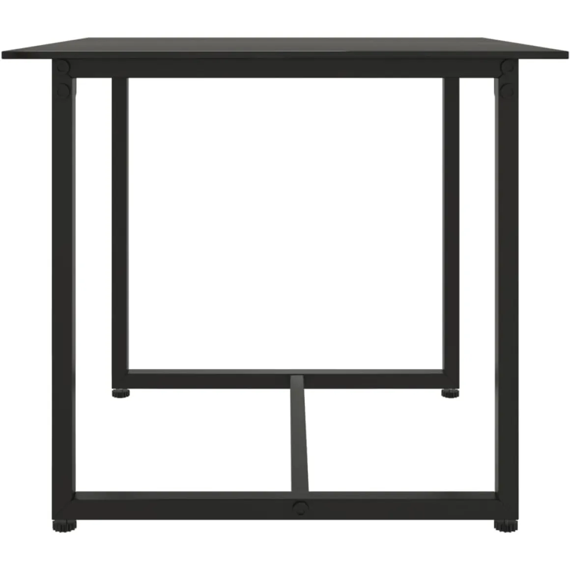 Set de jardín Anic 2 sillas + mesa auxiliar negro