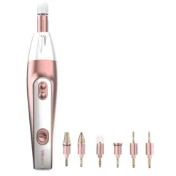 Set de manicura/pedicura Cecotec Bamba PinkyCare 700 Perfect Nails 7 en 1 blanco/rosa