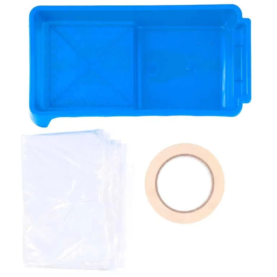 Set de pintura Kinzo 9 piezas azul/blanco