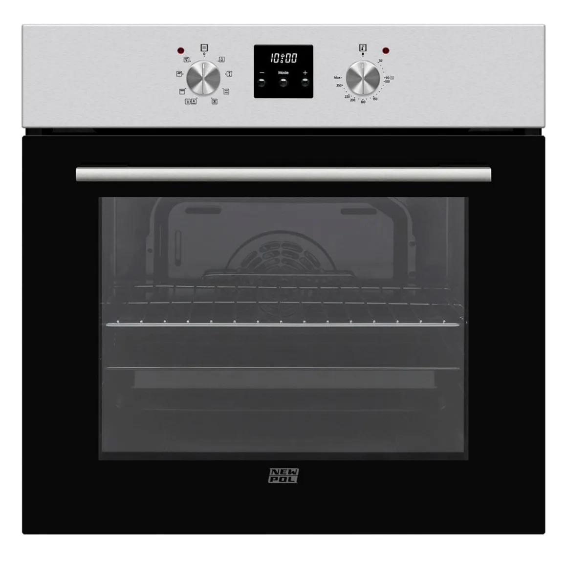 Set horno + vitrocerámica New Pol NVH3Z8P negro/inox